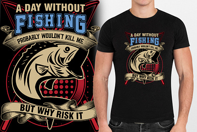 Fishing T Shirt Design tagline