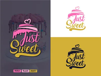 Just Sweet brandidentity branding design designer graphic design logmaker logo