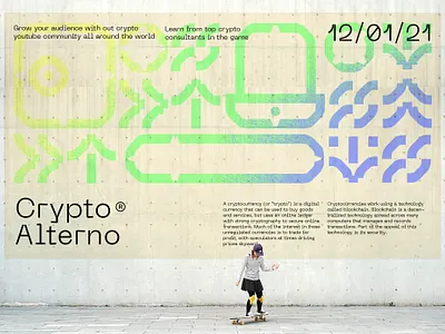 Crypto Alterno branding | ads ads brand identity branding crypto design graphic design logo modern