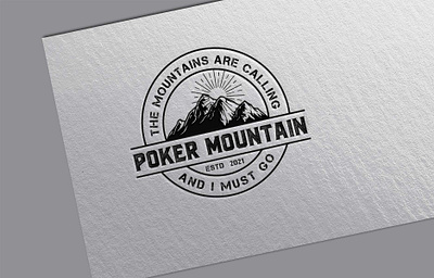 Vintage Mountain Logo adventure hiking retro logo jnmeghna78 mountain adventure logoo mountain logo travel company logo travel vintage logo