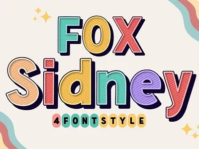 Fox sidney font typography