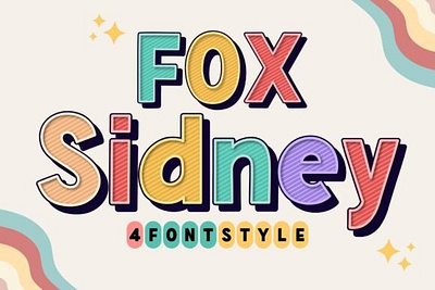 Fox sidney font typography