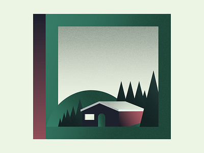 Valley Cabin cabin camping minimal mountains nature valley woods