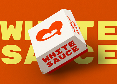 White Sauce - Burger Restaurant brand branding burger design dribbble food graphic design illustration logo logotype vector