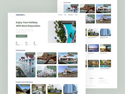 Indonesiaku Staycasion app design staycasion travel ui ux