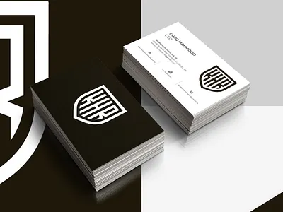 KHR biz card branding business card graphic design logo typography