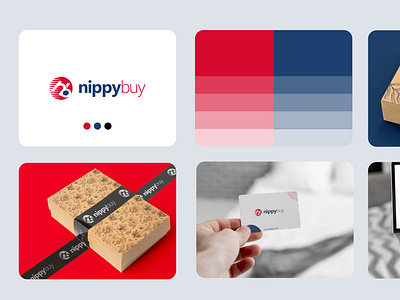 Nippybuy - Visual Identity brand identity branding business card design gadgets graphic design logo merchandise oniontabs online store