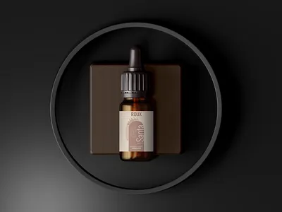 Bohemian Dropper label design 𐌁 beauty bohemian boho label boho label design boho style branding cosmetic design dropper eye catching graphic design illustration label label design minimal modern modern design modern label oil label packaging