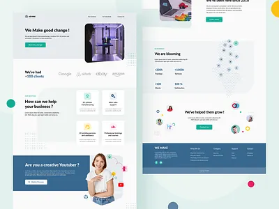 3D printing startup- Landing page app landing page mobile app product design ui web design