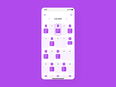 Daily UI | Day #071-Schedule 071 app application calendar daily ui daily ui 071 dailyui dailyui 071 graphic design mobile schedule schedule app scheduling scheduling app ui ui design user experience user interface ux ux design