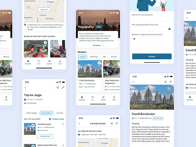 Travel Planner App Design itinerary mobile mobile design travel ui uidesign uiux ux design