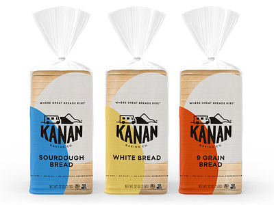 Kanan Baking Co Packaging and Branding Design branding design food packaging graphic design logo packaging design typography vector