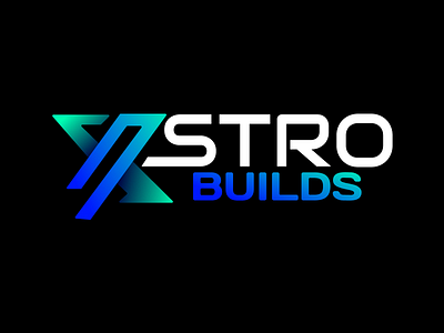 Xstro Builds logo Christeena branding christeena chumma chumma.design design illustration illustrator logo ui vector