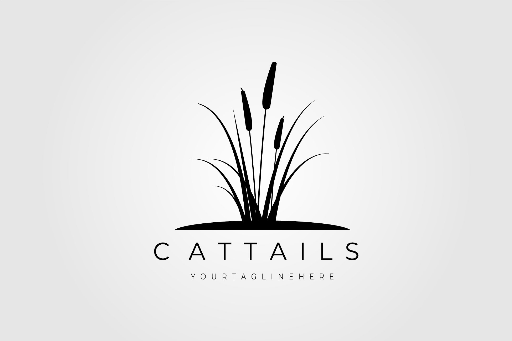 Cattails Or Weeds Logo Design By Rizka Arishandy On Dribbble