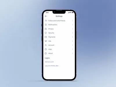 Daily UI :: 007 - Settings adobe xd daily ui 007 daily ui 7 figma settings settings ui typography ui ui 007 ui 7 ui challenge ui mobile screen ux