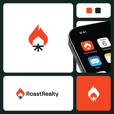 Roast Realty Logo adobe branding creativeprocess design designer designexplorer designinspo designtrends dribbble graphic design graphicdesign icon illustration illustrator logo logocreator logodesign logopassion photoshop vector