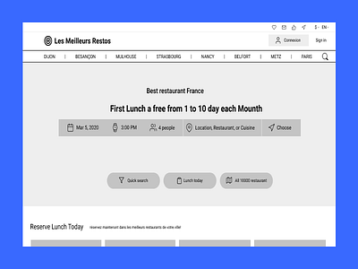 UX Les Meilleurs Restos brand ecommerce shop ui ux web