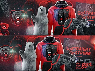 Bear Stylescape bear esport for sale gror logo logo design logoground mascot roar sport stylescape team