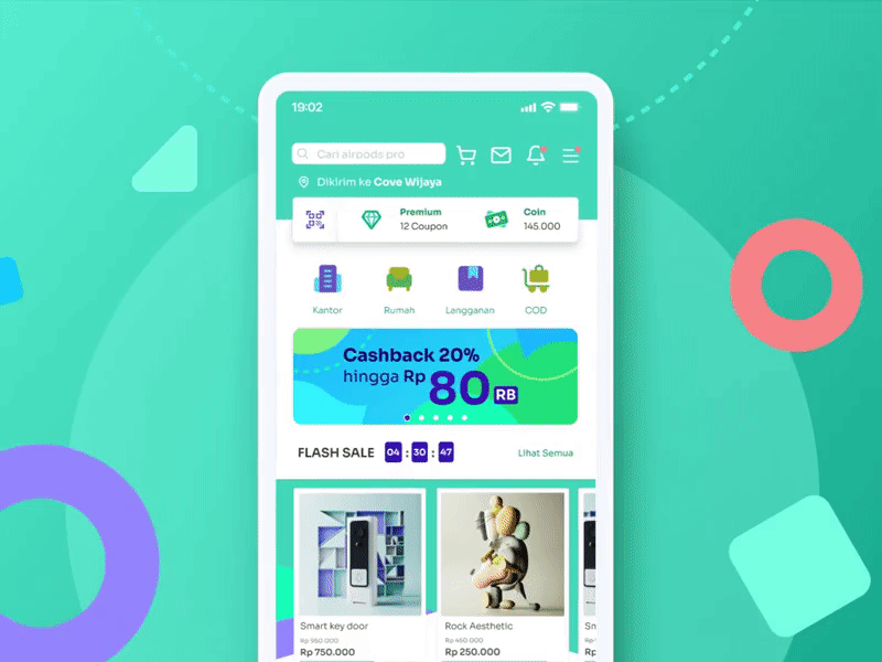 E-commerce - Mobile App ads animation app best branding bukalapak ecommerce lazada market mobile mobile app mozilla shopee the best tokopedia ui ux ux design ux research web