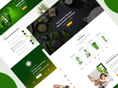 OPEMIA Ayurveda Medicine Elementor Template ayurveda ayurveda medicine elementor template massage oils stones wordpress theme