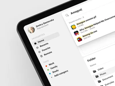 Search app design typography ui ux