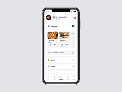 UI Food Ordering & Control Health App 3d animation app appsdesign branding design figma figmadesign graphic design illustration logo motion graphics ui