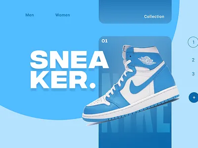 Nike Ecommerce Website Design branding business design photoshop ui