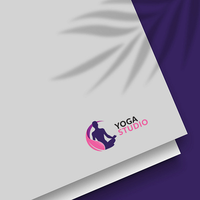 yoga studio logo branding graphic design logo