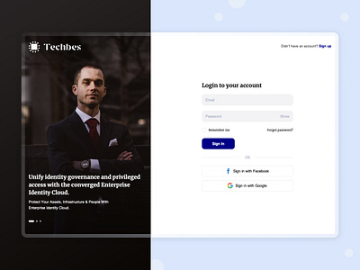 Login page branding clean daily design login login page typography ui ux web web design web login web login page website