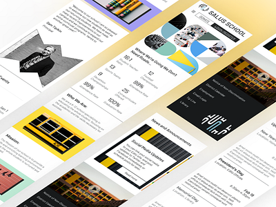 School Website Design application branding design graphic design illustration learn logo mobile school school website typography ui ui design ux ux design vector webdesign