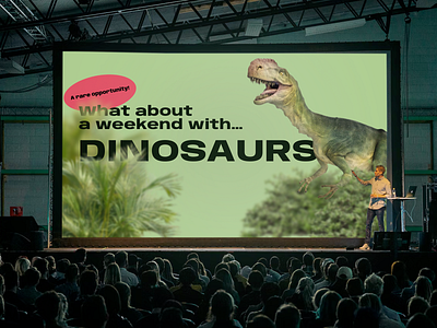 A dinosaur family park vacation presentation design dinosaur family fun graphic design jurassic keynote landing landing page park pitch pitching presentation rebound trip vacation warm up web web design weekly warm up