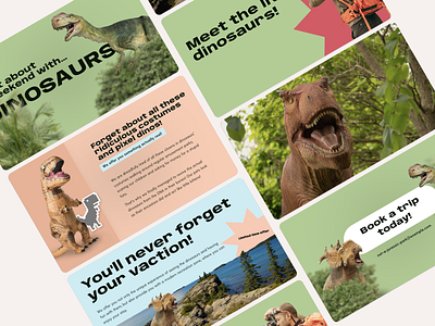 Dinosaur park family vacation brutal design family graphic design hotel keynote minimal park pitch powerpoint presentation presentation design rebound rest slide slides typographics vacation warm up weekend