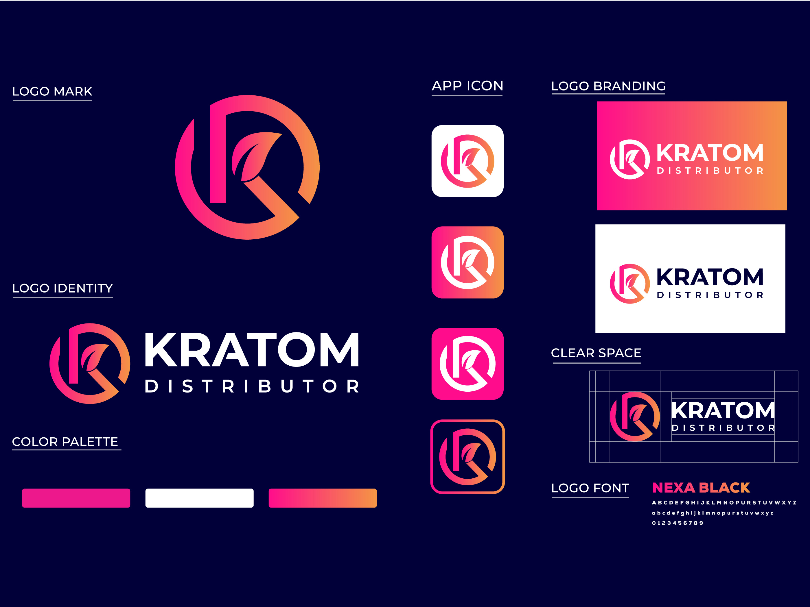 Example of Minimalist Logo And Brand Style Guides