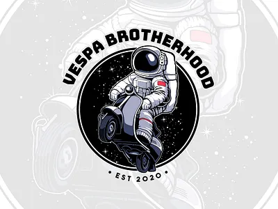 Vespa Brotherhood Logo branding graphic design logo