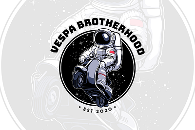 Vespa Brotherhood Logo branding graphic design logo