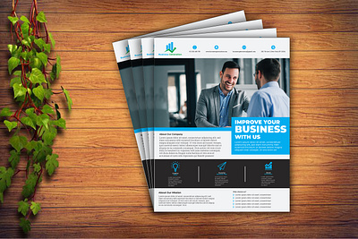 Flayer Design branding business flayer corporate flayer design flayer flayer design graphic design illustrator