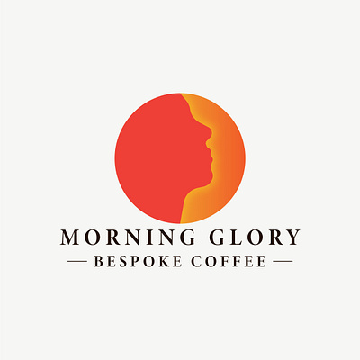 Morning Glory adobe illustrator artwork beginner brand brand design branding cafe coffee company design designer face feedback food icon logo logos sun sunrise