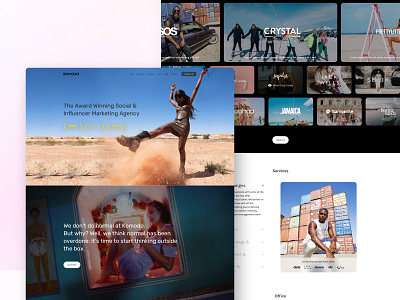 Komodo - Home page design home page ui ui ux ux website design