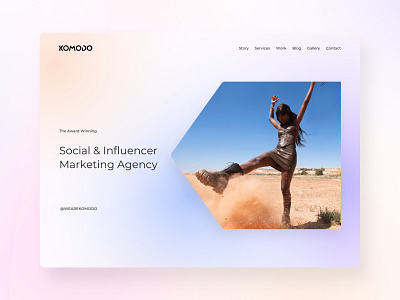 Komodo - Header Exploration design design exporation typography ui ux