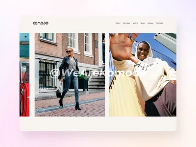 Komodo - Header Exploration design ui ux ux design website