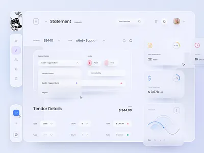 Analytics Dashboard UI analytics app charts crypto dashboard design interface light statistics ui user interface ux web web app xnnj