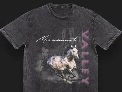 Monument Valley acid wash arizona desert horse monument valley shirt tee utah vintage