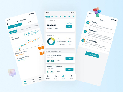 Crypto, Stocks trading mobiles app branding cryptocurrency financial analytic graphic design market analysis money trading stocks prototyping stock exchange stock market trading platform ui uiux wireframing