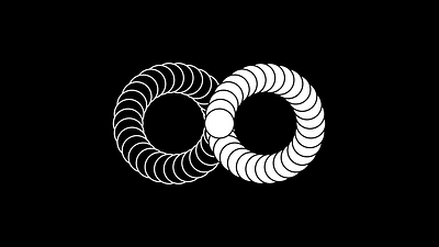 Eternity abstract after effects animation black and white eternity inifinity motion design motion graphics shapes animation