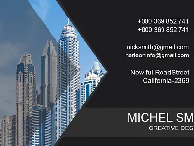 This is a business card back side. back side business card design graphic design tuhin