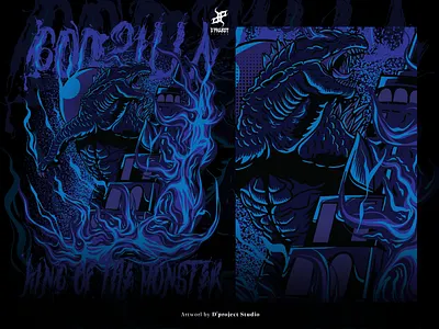 Fanart Godzilla - T-Shirt Illustration apparel art artwork branding cloth clothing clothing brand design fanart godzilla godzilla art godzilla artwork godzilla fanart graphic design illustration illustrator merch merchandise t shirt design t shirt illustration