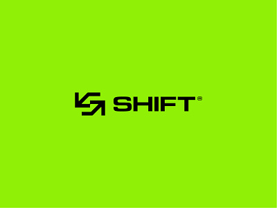 SHIFT Apparel Co. apparel logo bold clothing logo design logo logo design logodesigner minimal modern neon logo simple streetwear logo
