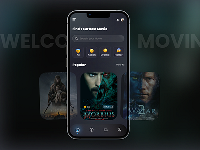 Movie Ticket Booking App Design design figma figma designer graphic design movie app movie ticket booking app ui ui design uiux designer user experience user interface ux ux design visual identity