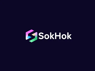 Logo design - letter S H logo design a b c d e f g h i j k l m n blockchain branding colorful creative crypto design ecommerce gradient logo illustration lettering logo logo design logo designer logo maker minimal modern logo monogram sh logo vector