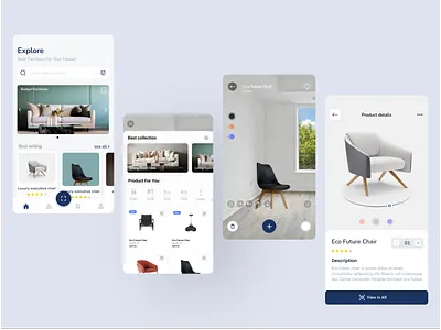 Furniture e-commerce App. ui